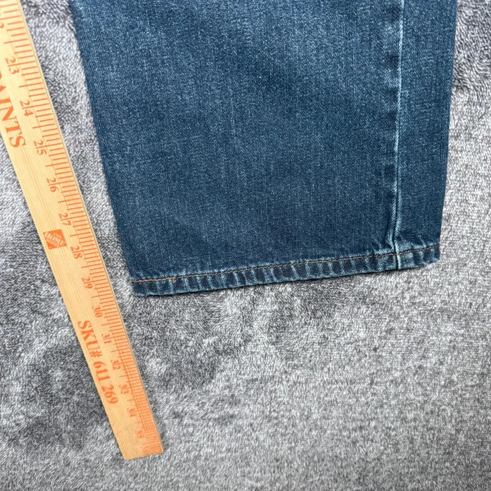 Levis 527 Slim Bootcut Jeans Mens 36x32 Dark Wash Denim Blue WaterLess 527-0534